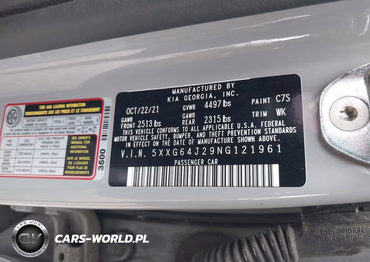 2022 Kia K5 Gt-Line VIN:5XXG64J29NG121961 - 9