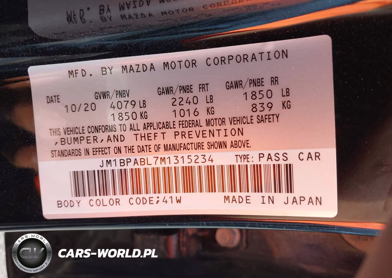 2021 Mazda Mazda3 Select VIN:JM1BPABL7M1315234 - 9