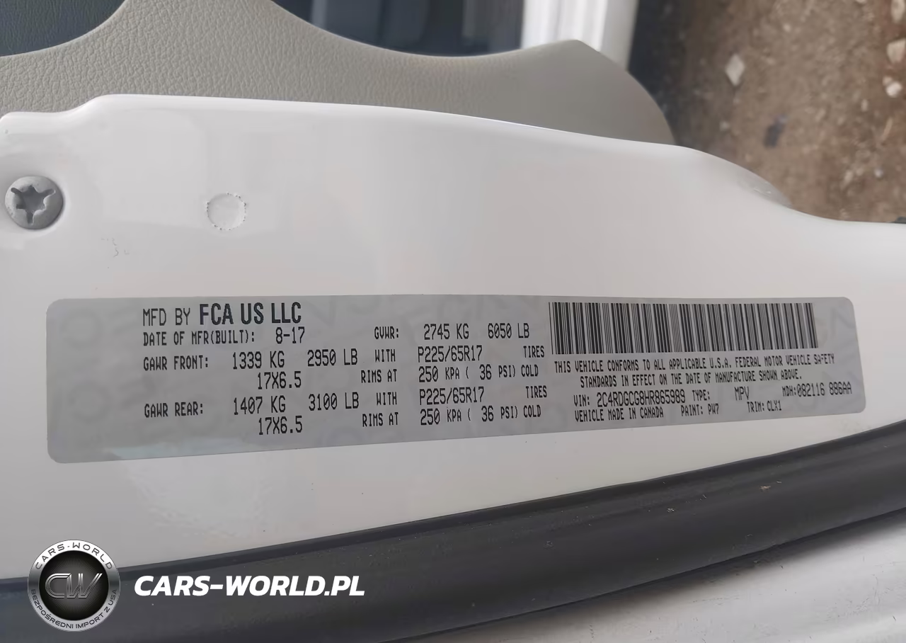 2017 Dodge Grand Caravan Sxt VIN:2C4RDGCG8HR865989 - 9
