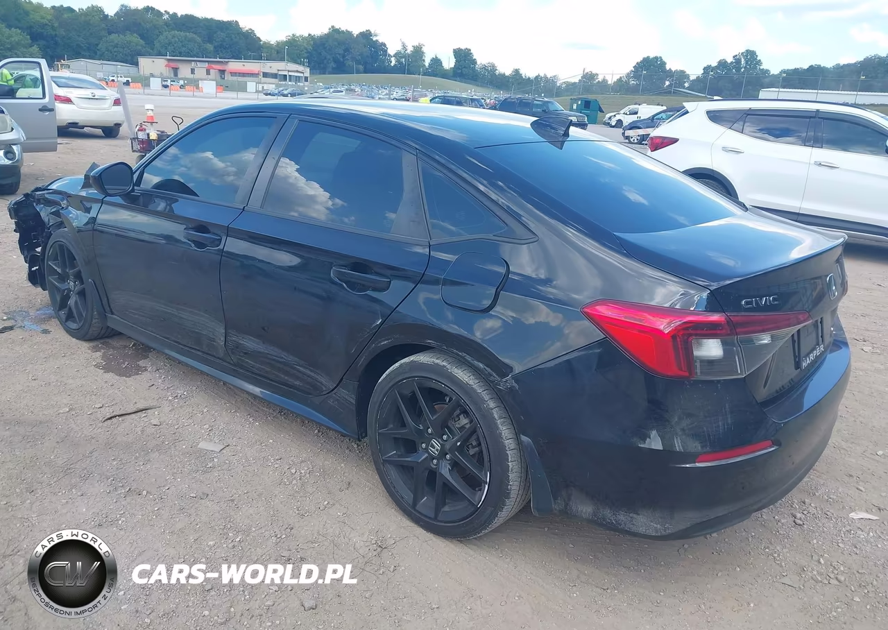 2022 Honda Civic Sport VIN:2HGFE2F54NH607100 - 3