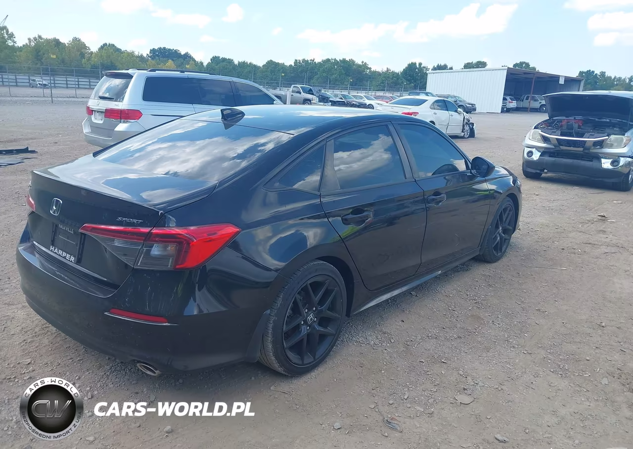 2022 Honda Civic Sport VIN:2HGFE2F54NH607100 - 4