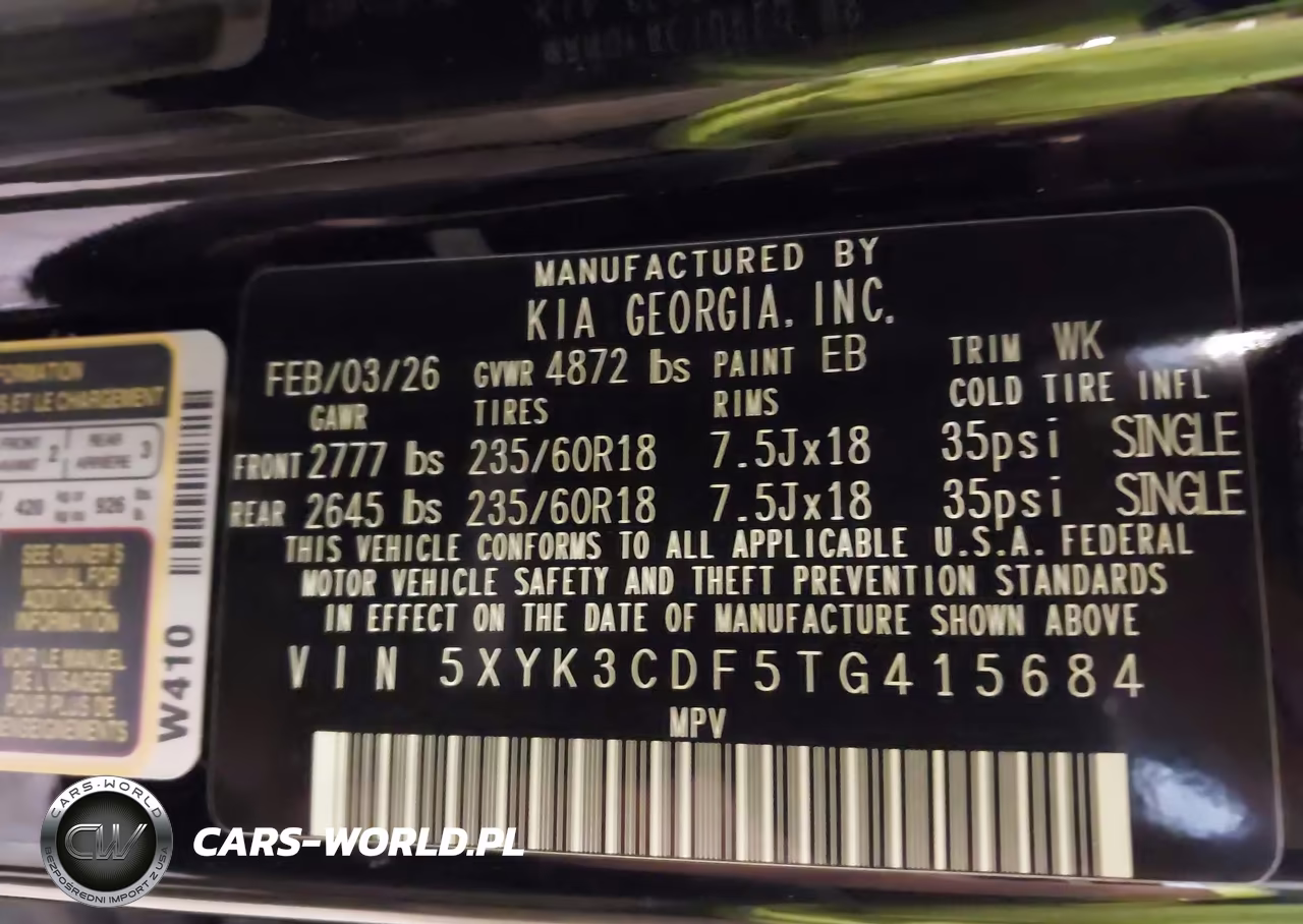 2026 Kia Sportage Ex VIN:5XYK3CDF5TG415684 - 9