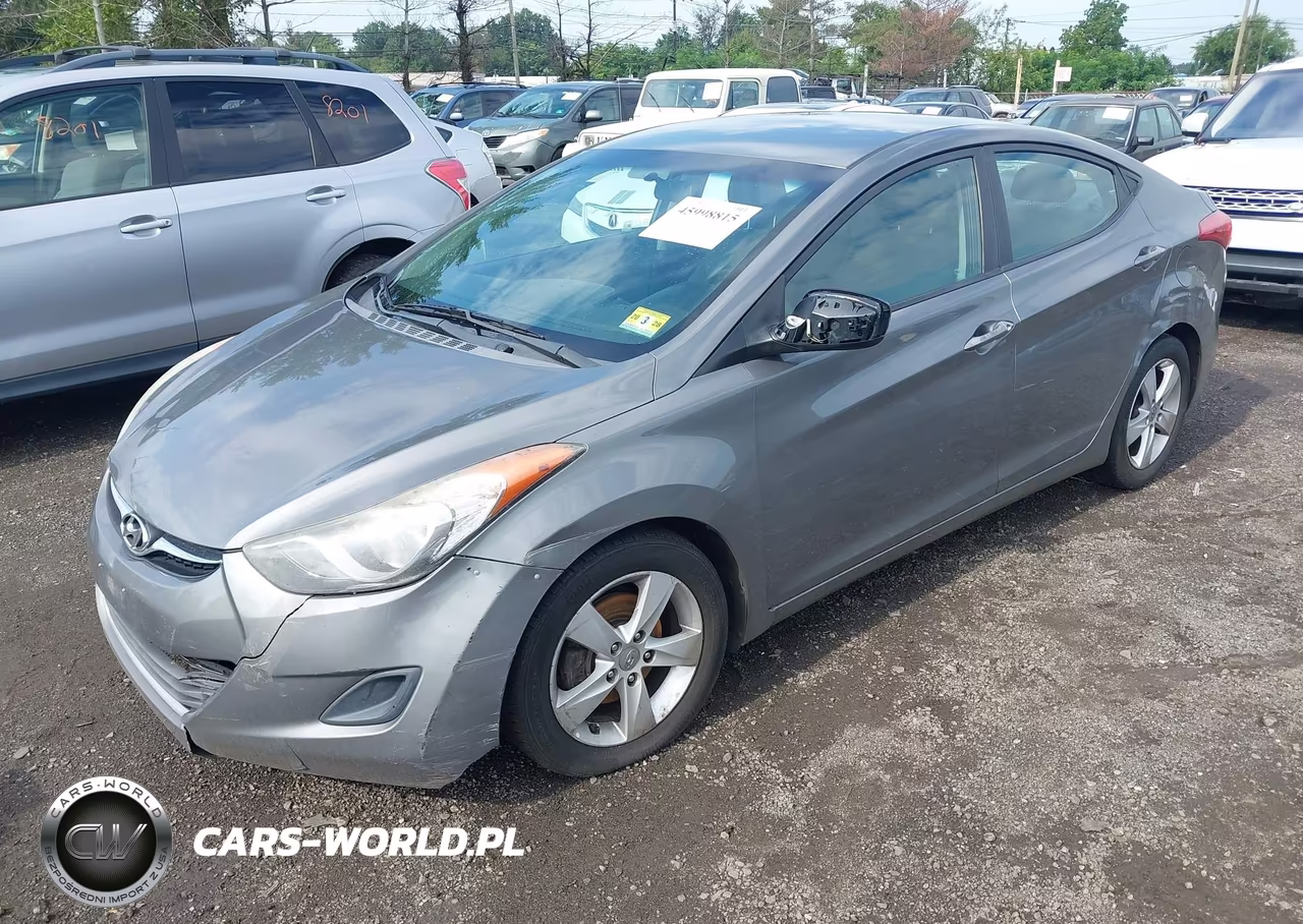 2013 Hyundai Elantra Gls VIN:5NPDH4AE1DH319573 - 2