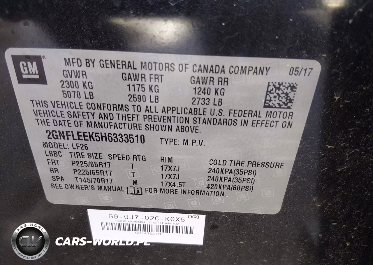 2017 Chevrolet Equinox Ls VIN:2GNFLEEK5H6333510 - 9