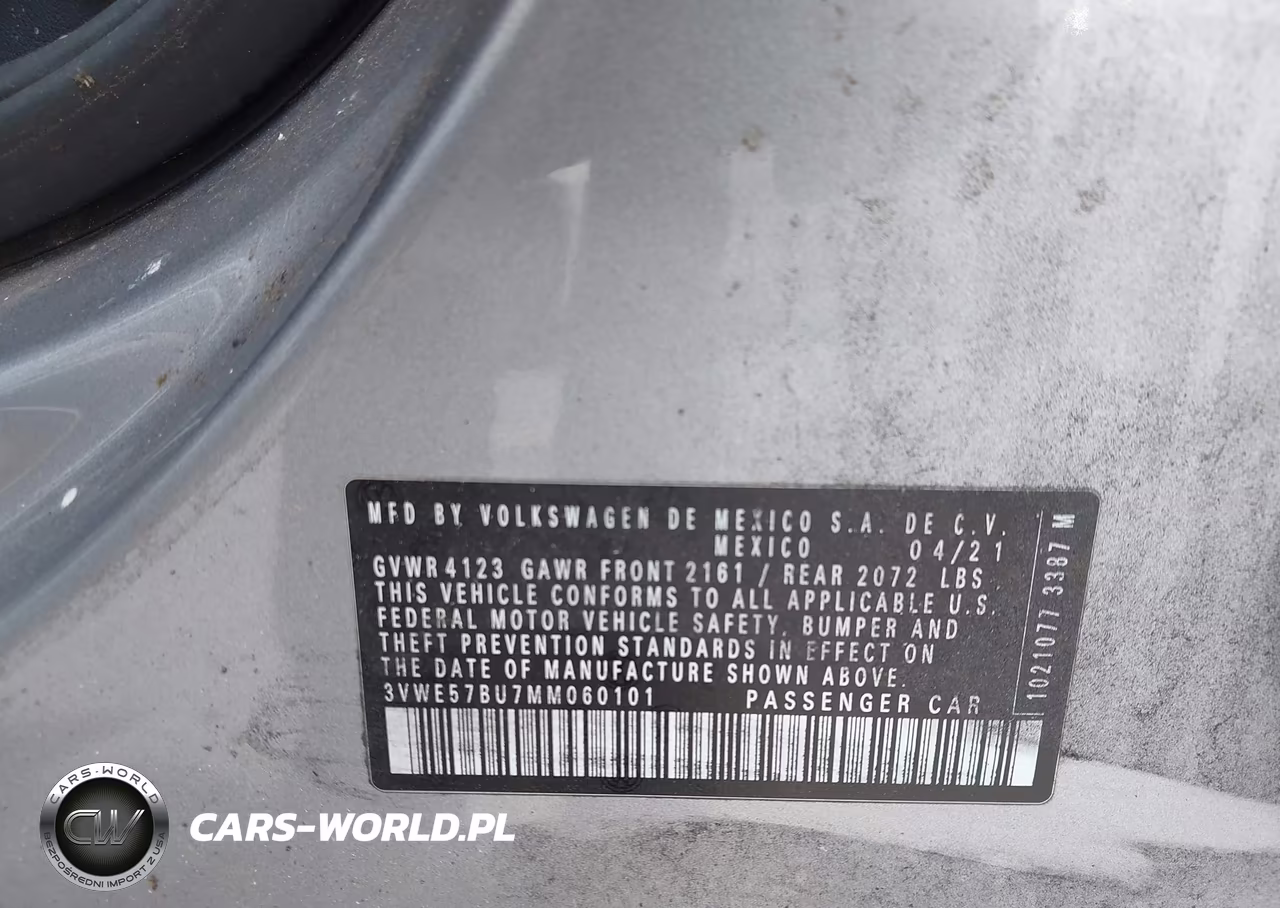 2021 Volkswagen Jetta 1.4T Sel VIN:3VWE57BU7MM060101 - 9