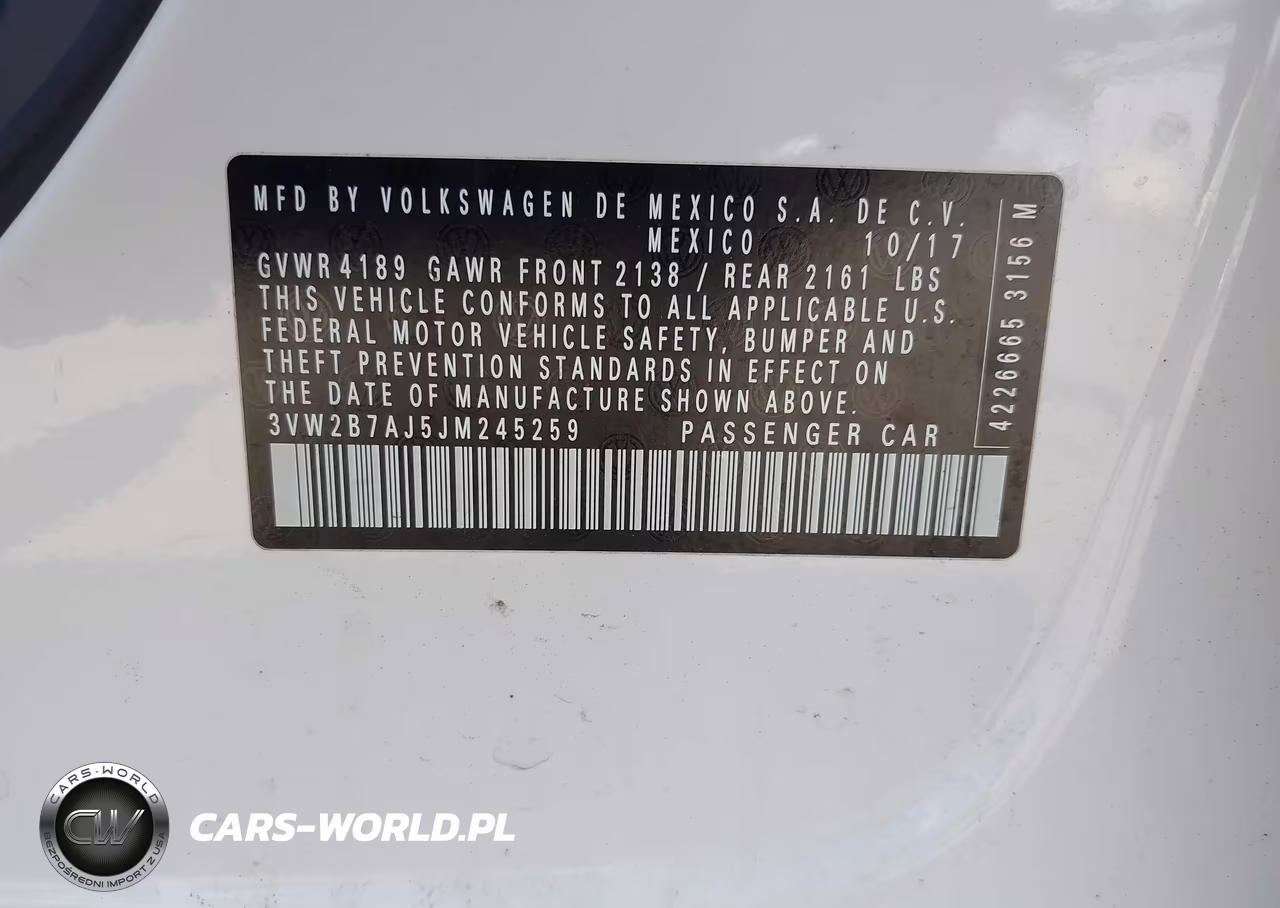 2018 Volkswagen Jetta 1.4T S VIN:3VW2B7AJ5JM245259 - 9