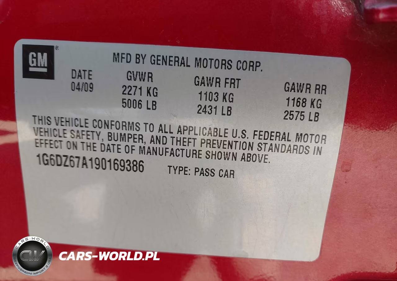 2009 Cadillac Sts V8 VIN:1G6DZ67A190169386 - 9