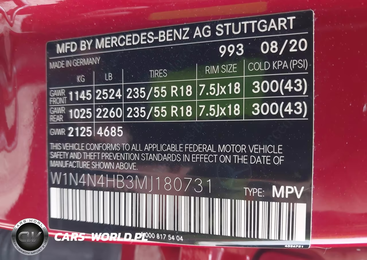 2021 Mercedes-Benz Gla 250 4Matic VIN:W1N4N4HB3MJ180731 - 9