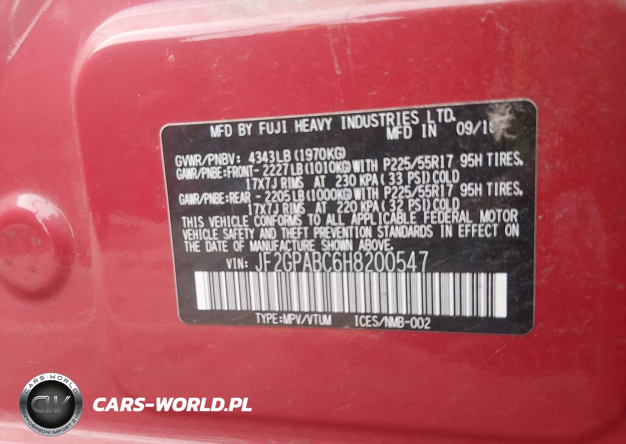 2017 Subaru Crosstrek 2.0I Premium VIN:JF2GPABC6H8200547 - 9