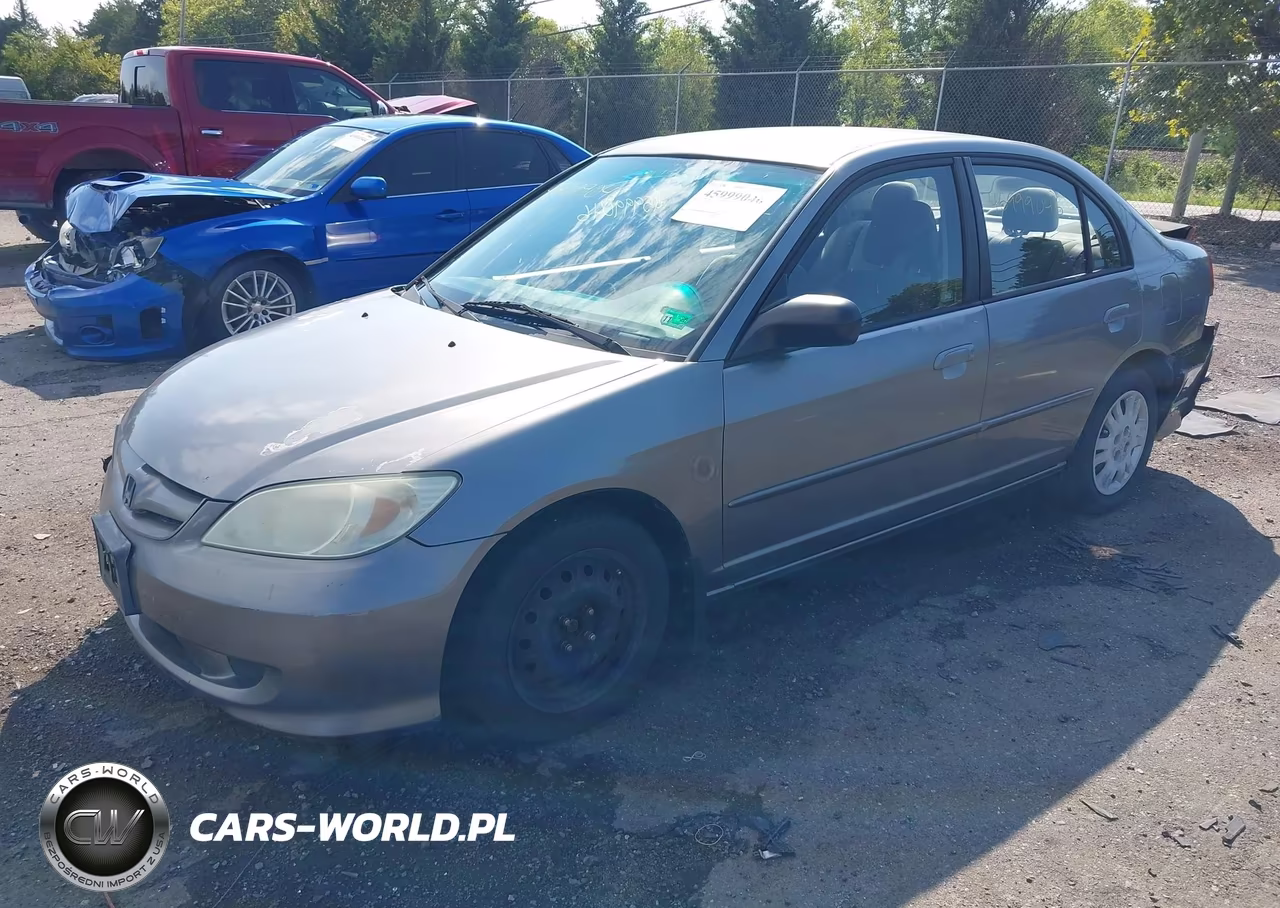 2004 Honda Civic Lx VIN:2HGES16534H531138 - 2