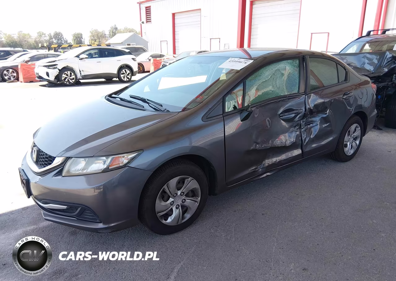 2013 Honda Civic Lx VIN:19XFB2F54DE236229 - 2