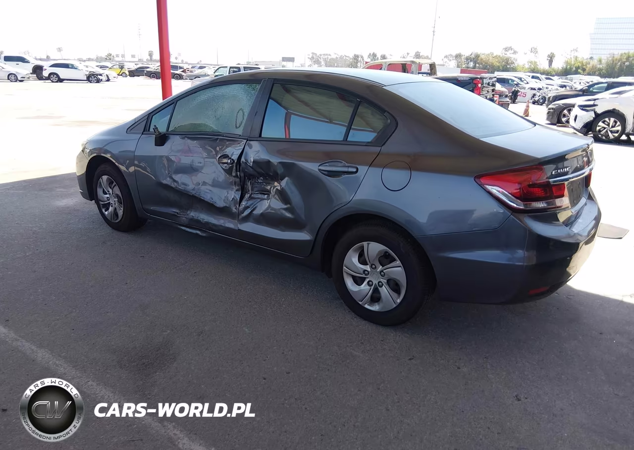 2013 Honda Civic Lx VIN:19XFB2F54DE236229 - 3