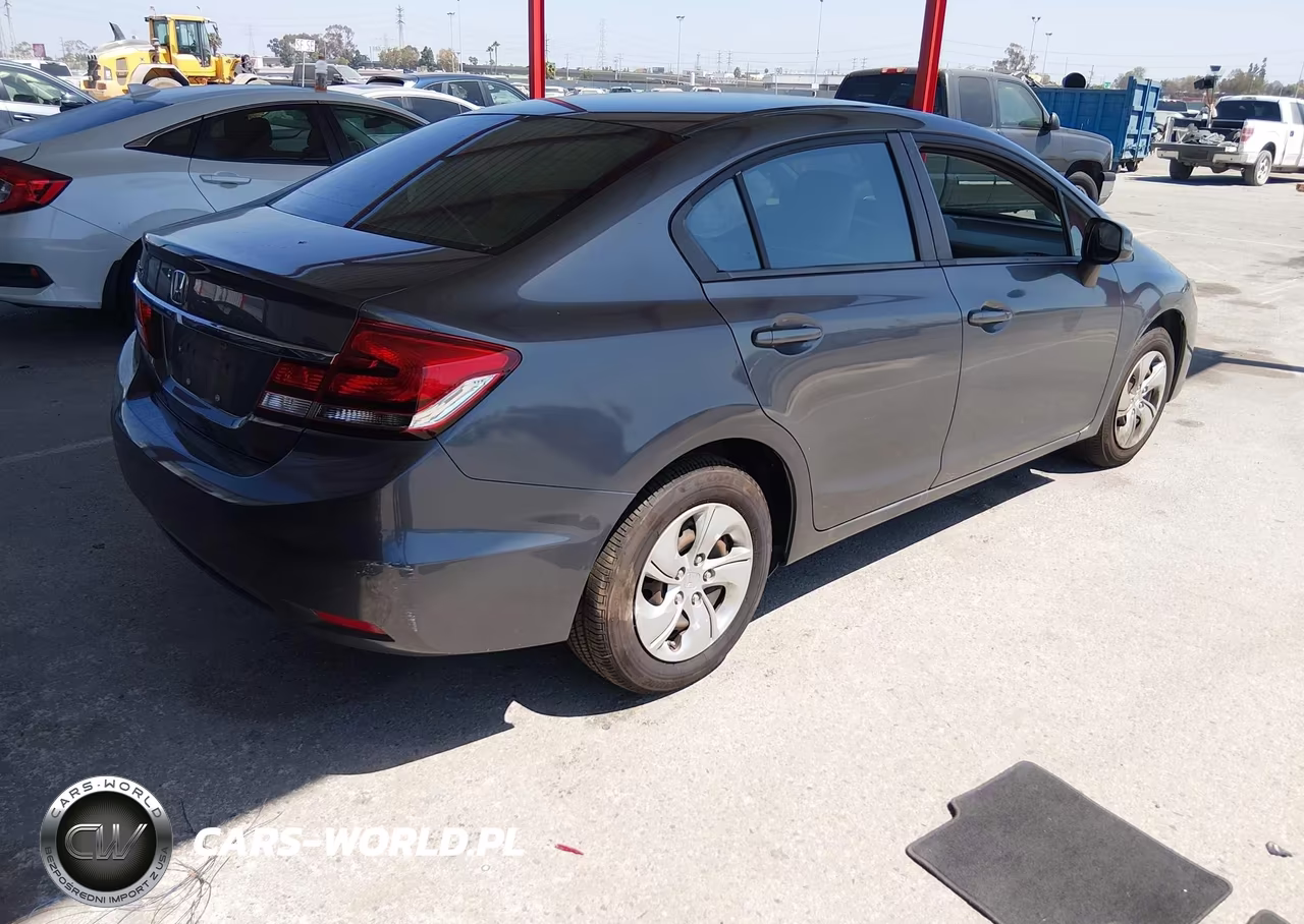 2013 Honda Civic Lx VIN:19XFB2F54DE236229 - 4
