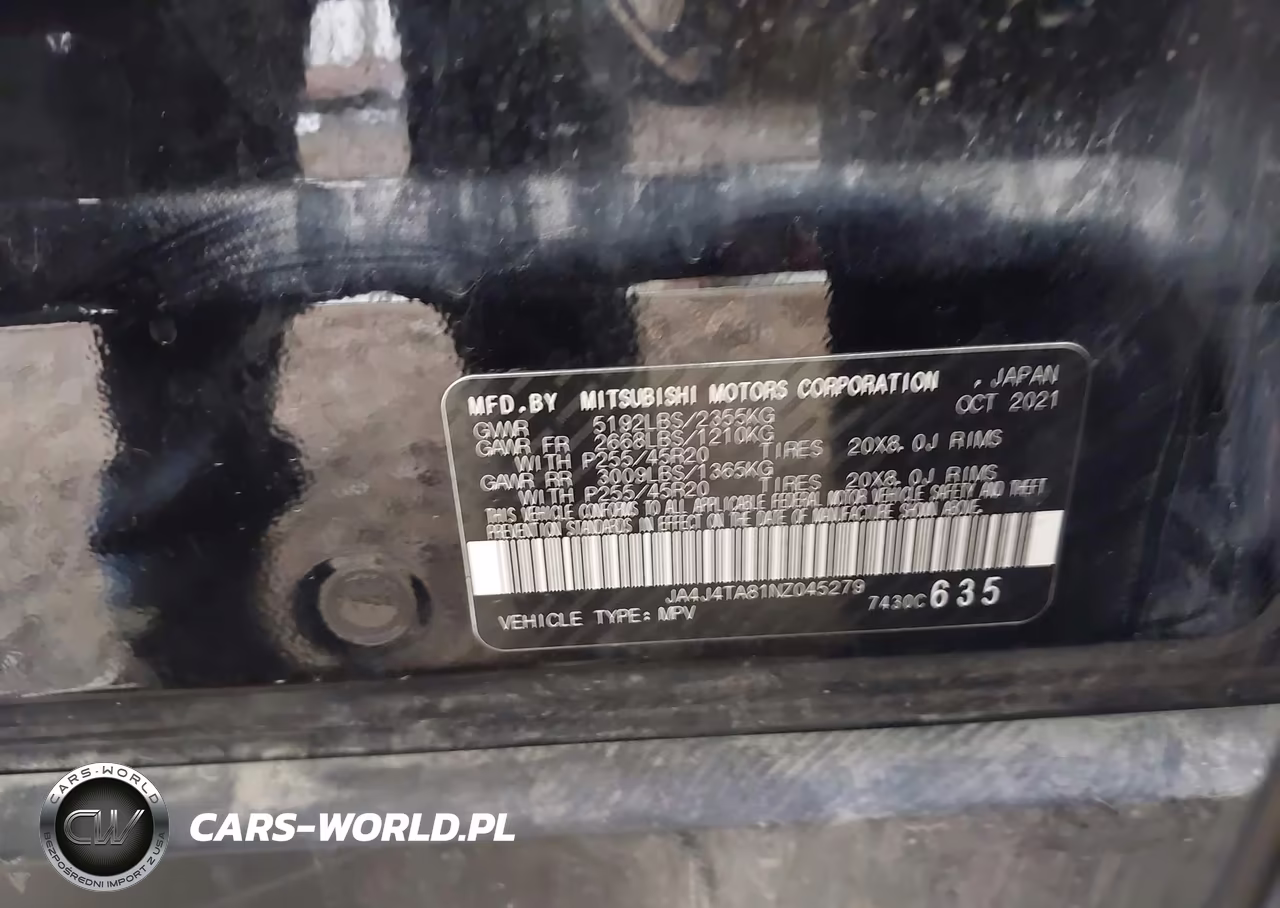 2022 Mitsubishi Outlander Es 2.5 S-Awc VIN:JA4J4TA81NZ045279 - 9