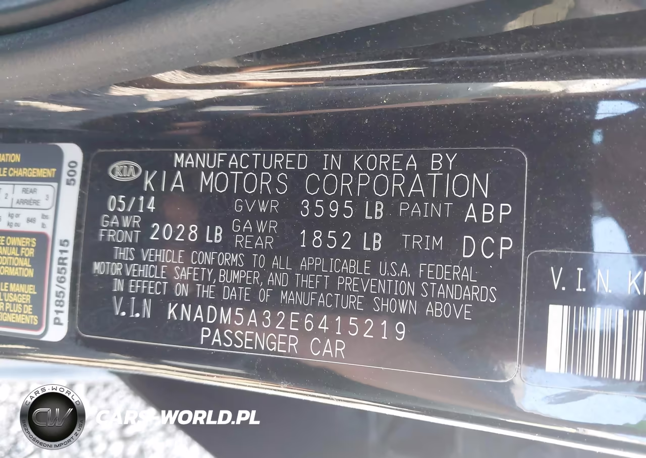 2014 Kia Rio Lx VIN:KNADM5A32E6415219 - 9