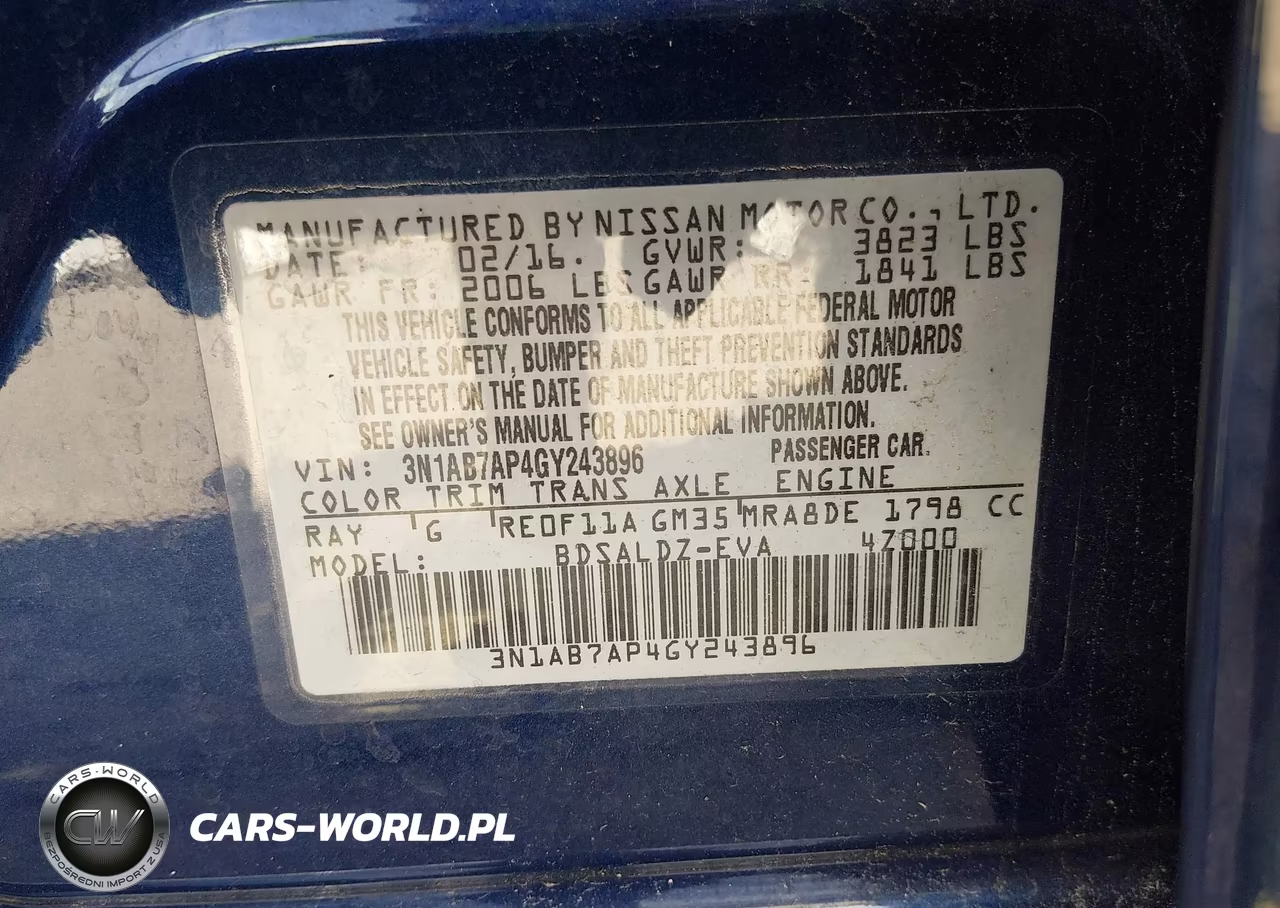 2016 Nissan Sentra Sv VIN:3N1AB7AP4GY243896 - 9