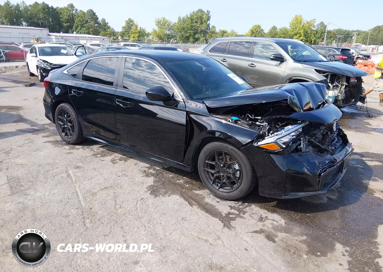 2026 Honda Civic Lx VIN:2HGFE2F28TH555795 - 1