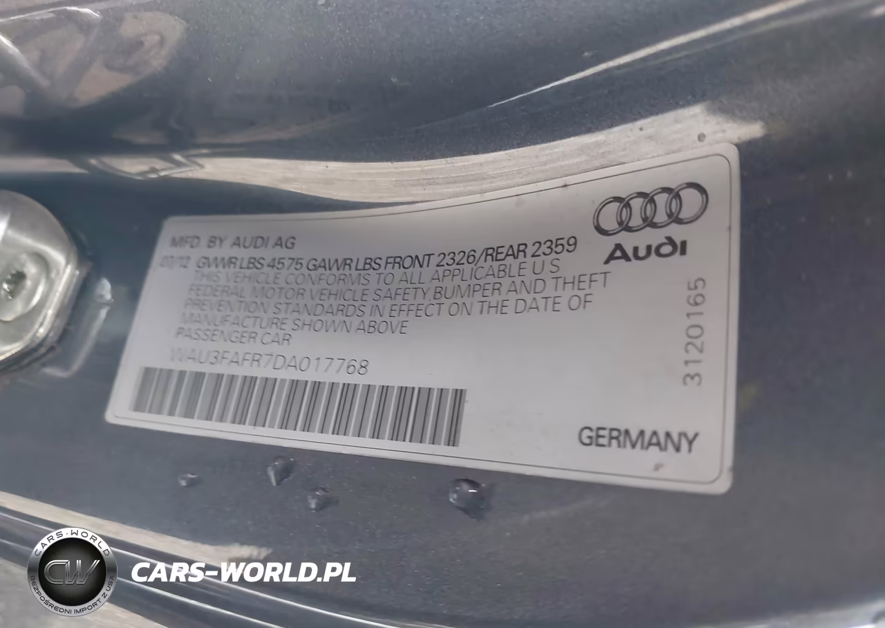 2013 Audi A5 Prestige VIN:WAU3FAFR7DA017768 - 9
