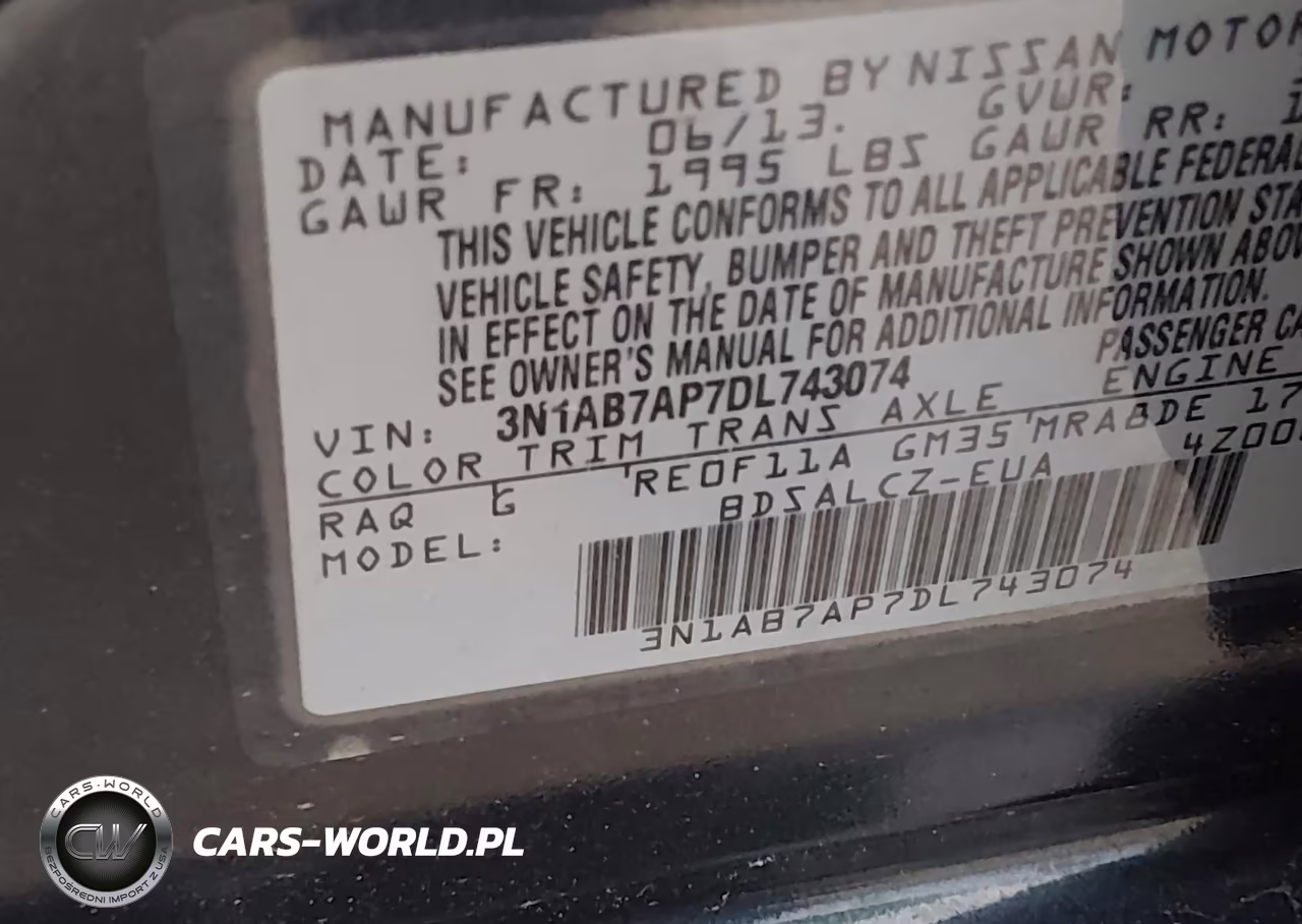 2013 Nissan Sentra S VIN:3N1AB7AP7DL743074 - 9