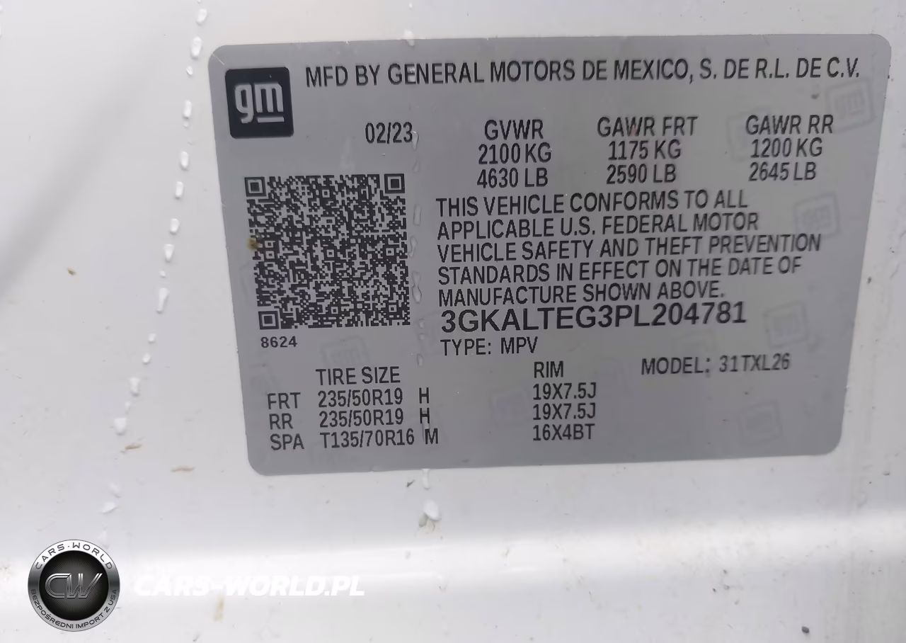 2023 GMC Terrain Awd Sle VIN:3GKALTEG3PL204781 - 9
