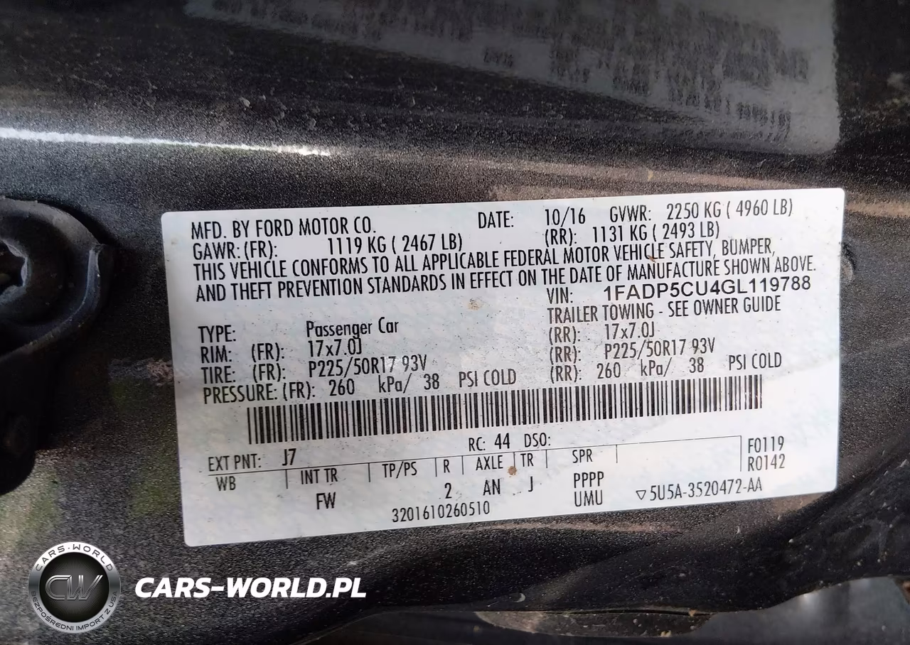 2016 Ford C-Max Energi Sel VIN:1FADP5CU4GL119788 - 9