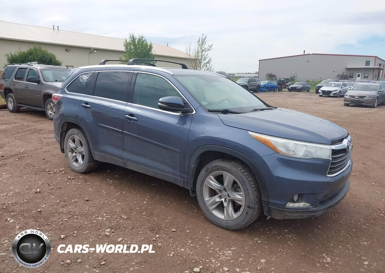 2015 Toyota Highlander Limited V6 VIN:5TDDKRFH8FS098830 - 1