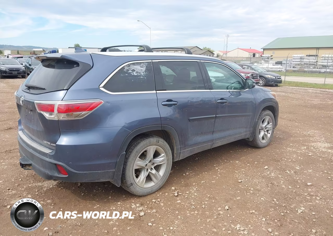 2015 Toyota Highlander Limited V6 VIN:5TDDKRFH8FS098830 - 4