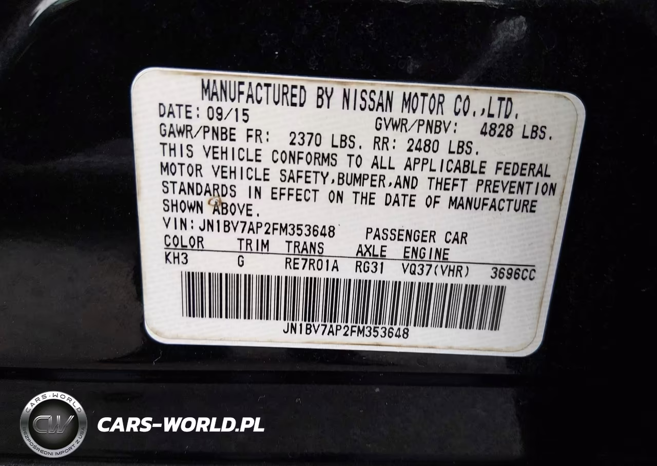 2015 Infiniti Q50 Premium VIN:JN1BV7AP2FM353648 - 9