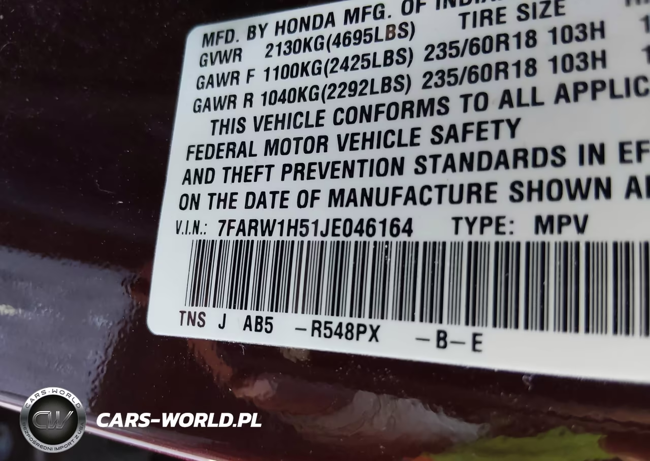 2018 Honda Cr-V Ex VIN:7FARW1H51JE046164 - 9