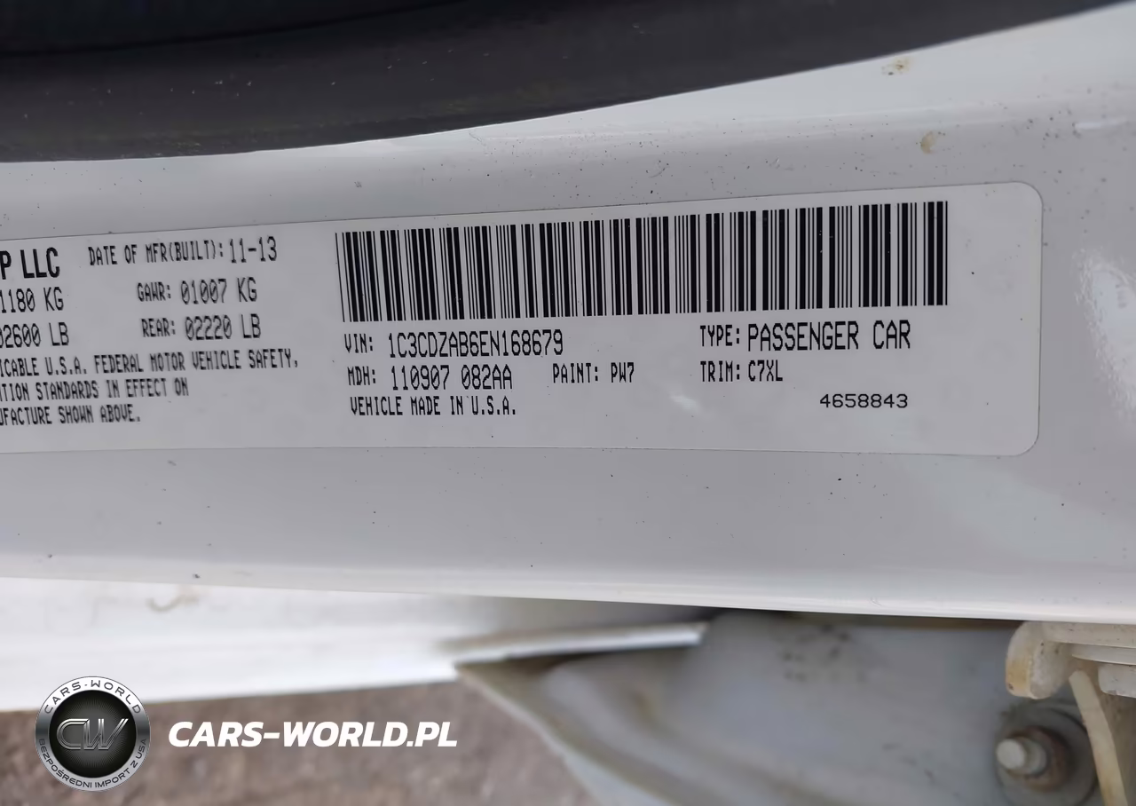 2014 Dodge Avenger Se VIN:1C3CDZAB6EN168679 - 9