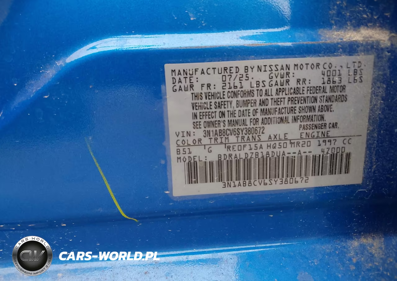 2025 Nissan Sentra Sv VIN:3N1AB8CV6SY380672 - 9