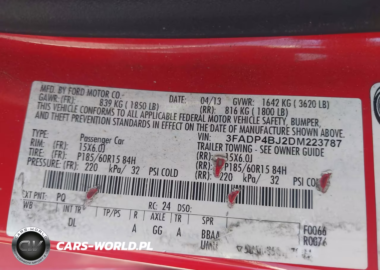 2013 Ford Fiesta Se VIN:3FADP4BJ2DM223787 - 9
