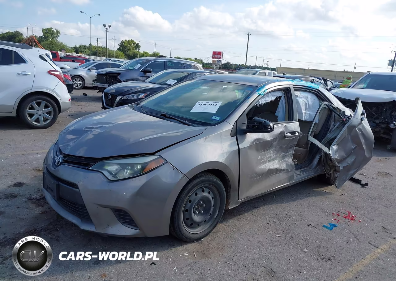 2015 Toyota Corolla Le VIN:5YFBURHE6FP291393 - 2