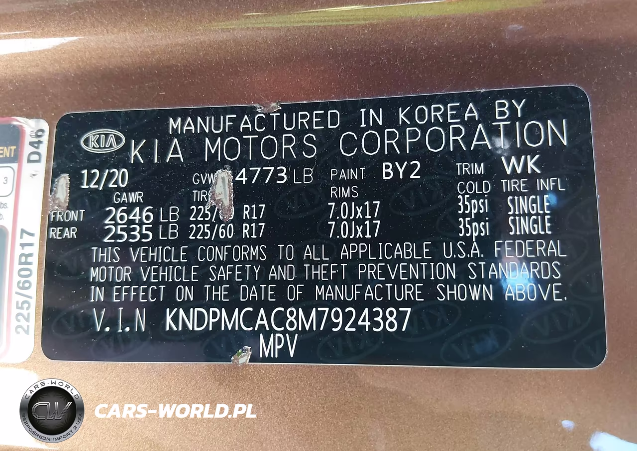 2021 Kia Sportage Lx VIN:KNDPMCAC8M7924387 - 9
