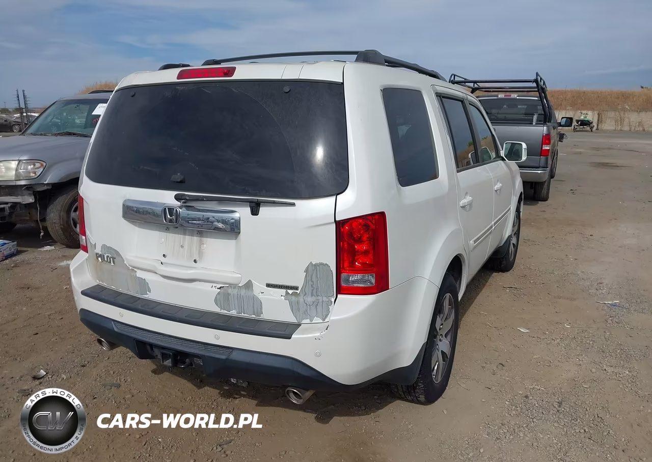 2013 Honda Pilot Touring VIN:5FNYF3H96DB015230 - 4