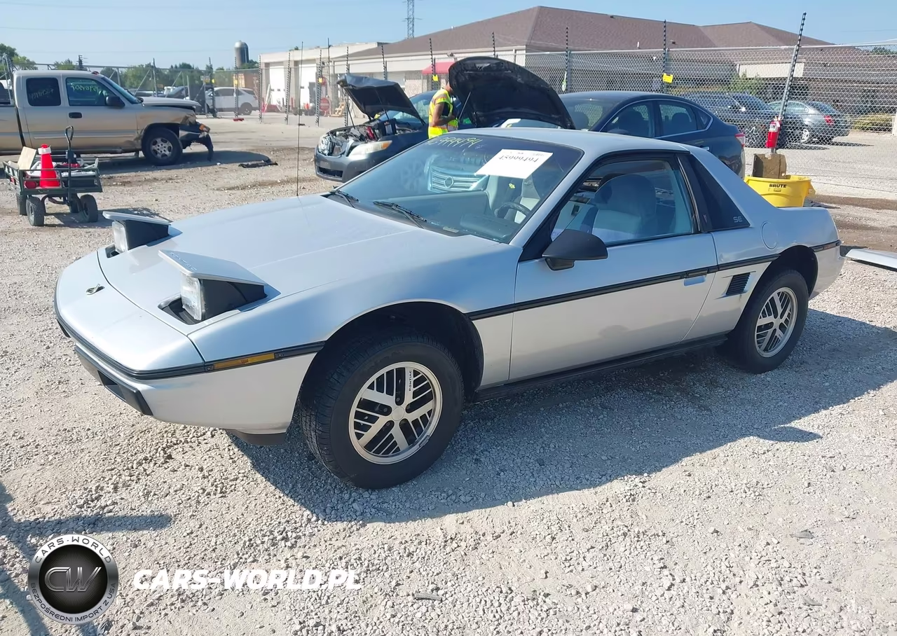 1985 Pontiac Fiero Se VIN:1G2PF3792FP244112 - 2