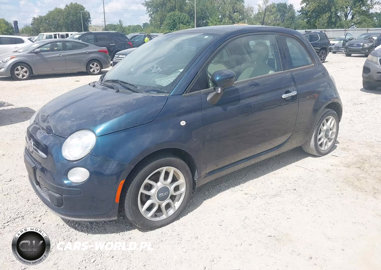 2015 Fiat 500 Pop VIN:3C3CFFARXFT653172 - 2
