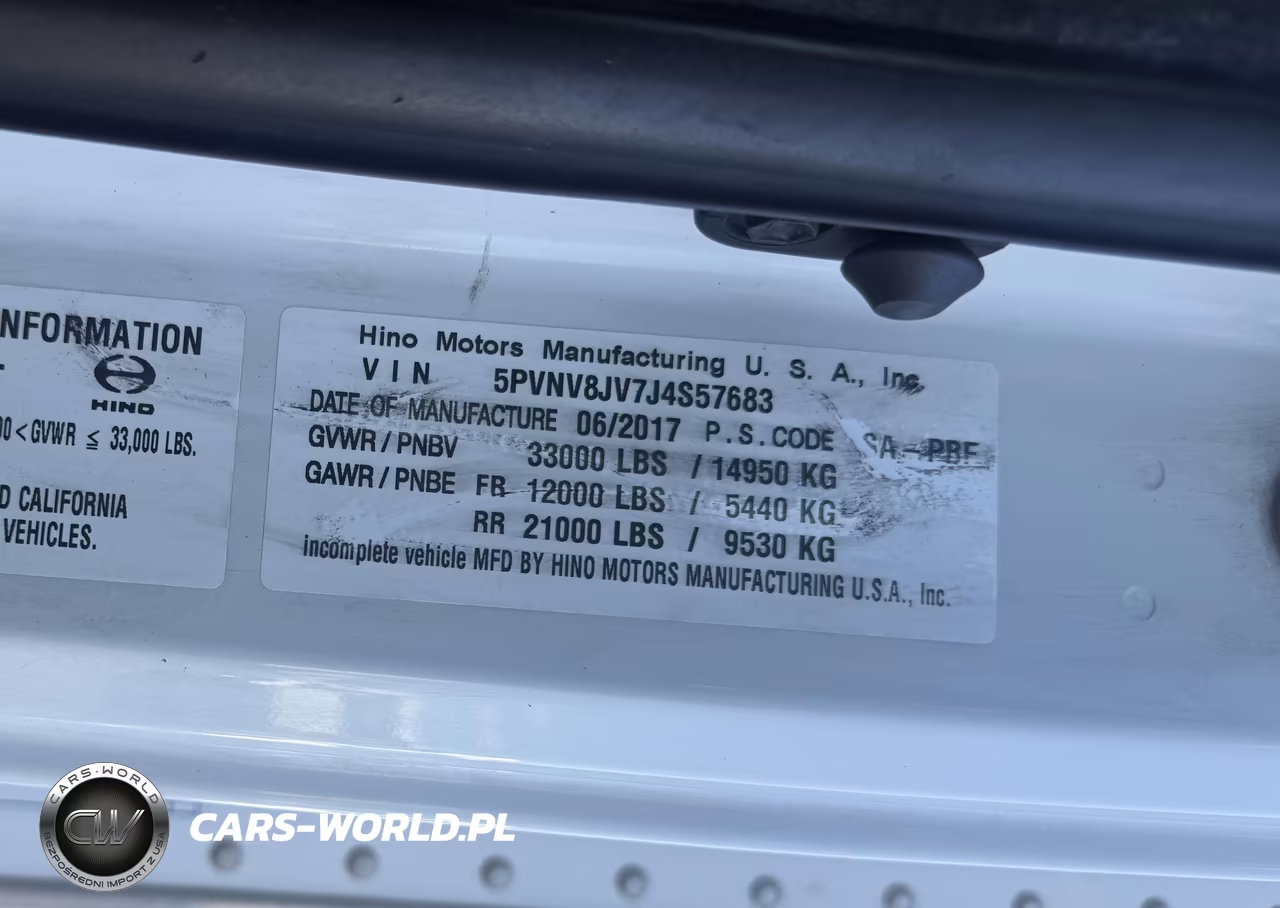 2018 Hino 338 VIN:5PVNV8JV7J4S57683 - 11