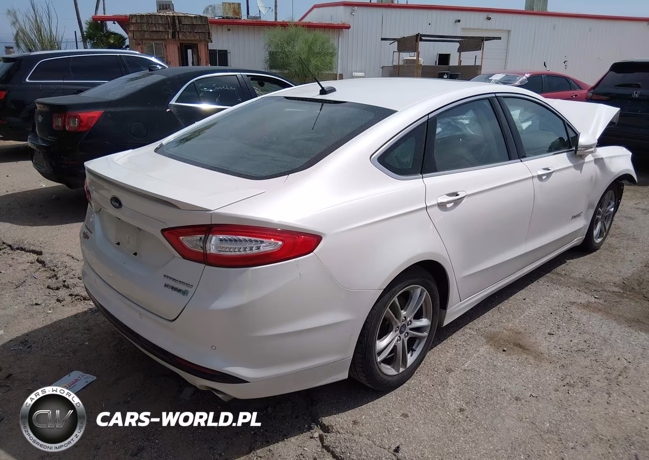 2016 Ford Fusion Hybrid Titanium VIN:3FA6P0RU8GR115425 - 4