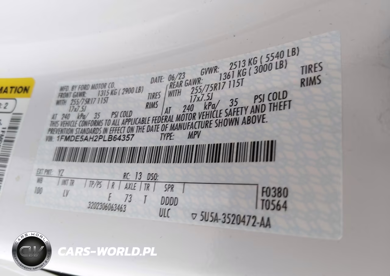 2023 Ford Bronco Big Bend VIN:1FMDE5AH2PLB64357 - 9
