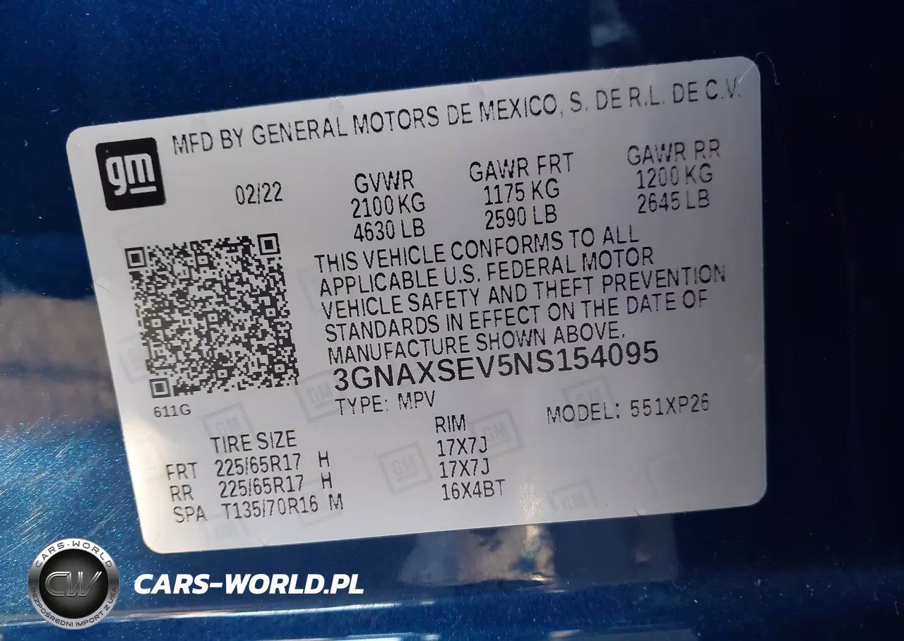 2022 Chevrolet Equinox Awd Ls VIN:3GNAXSEV5NS154095 - 9