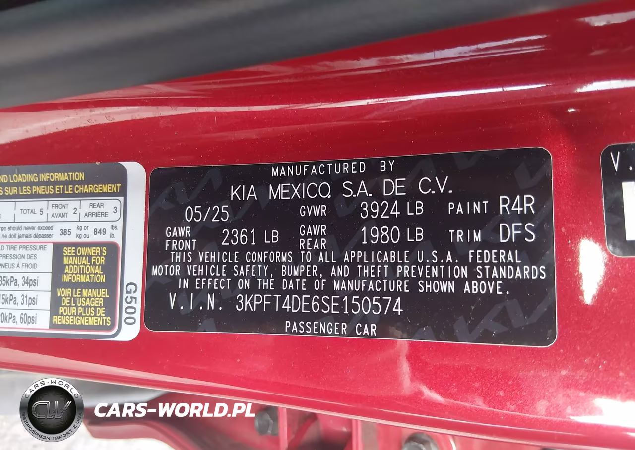 2025 Kia K4 Lxs VIN:3KPFT4DE6SE150574 - 9