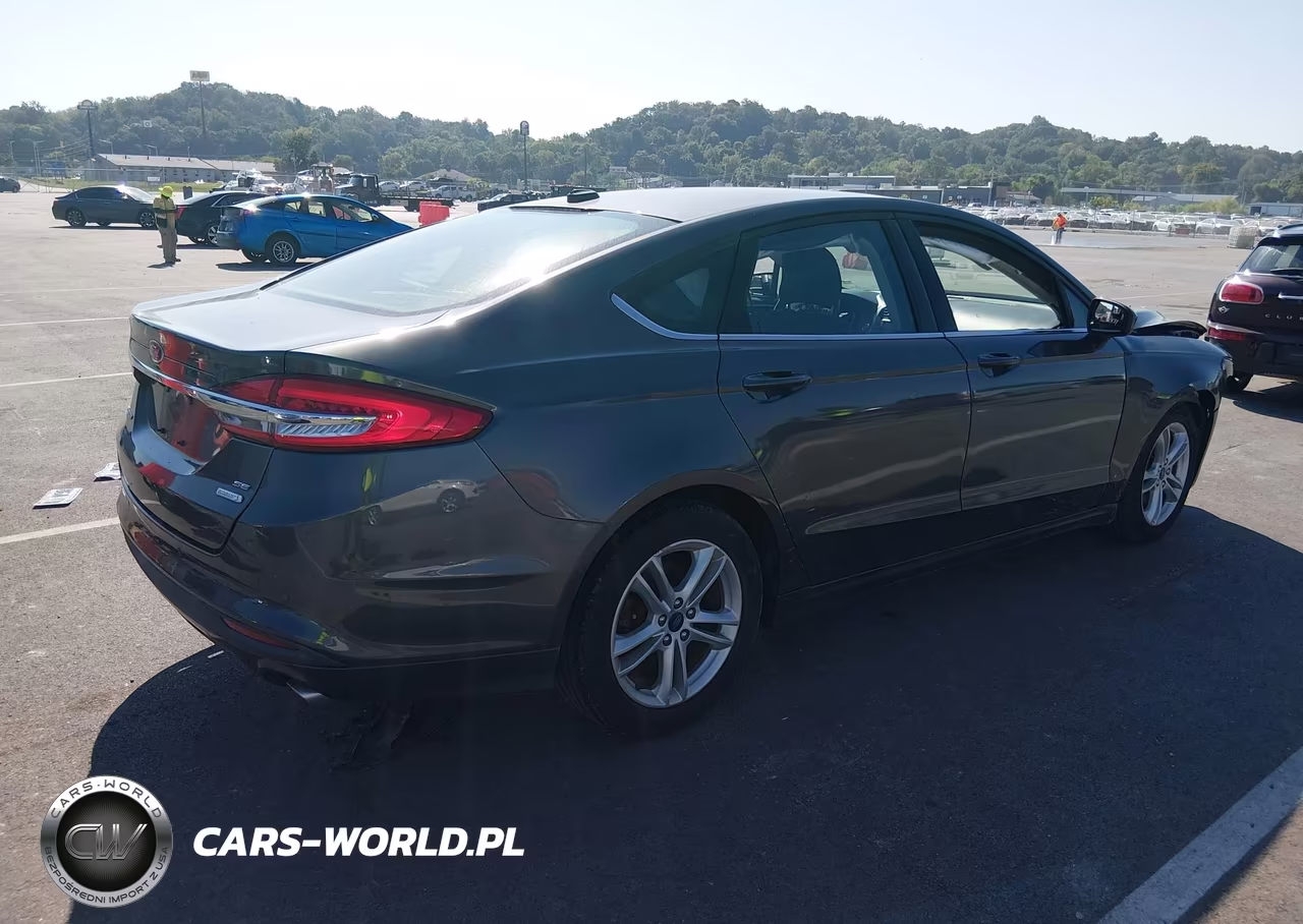 2018 Ford Fusion Se VIN:3FA6P0HD3JR259523 - 4