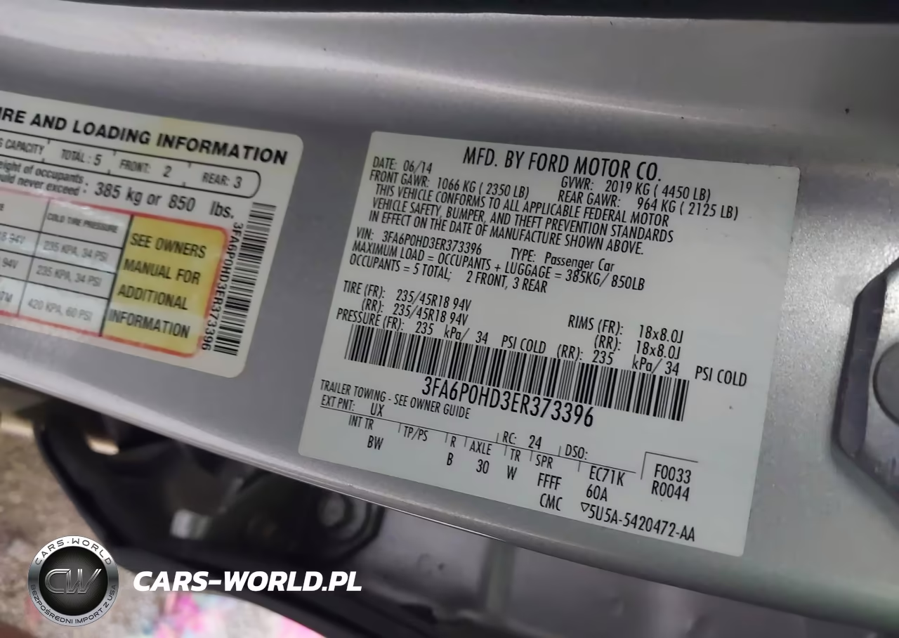 2014 Ford Fusion Se VIN:3FA6P0HD3ER373396 - 9