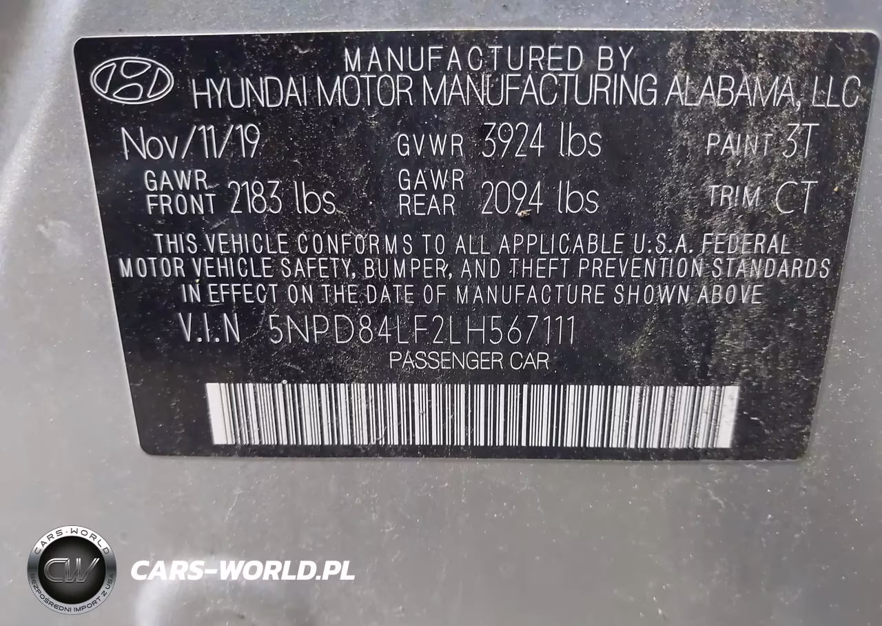 2020 Hyundai Elantra Sel VIN:5NPD84LF2LH567111 - 9