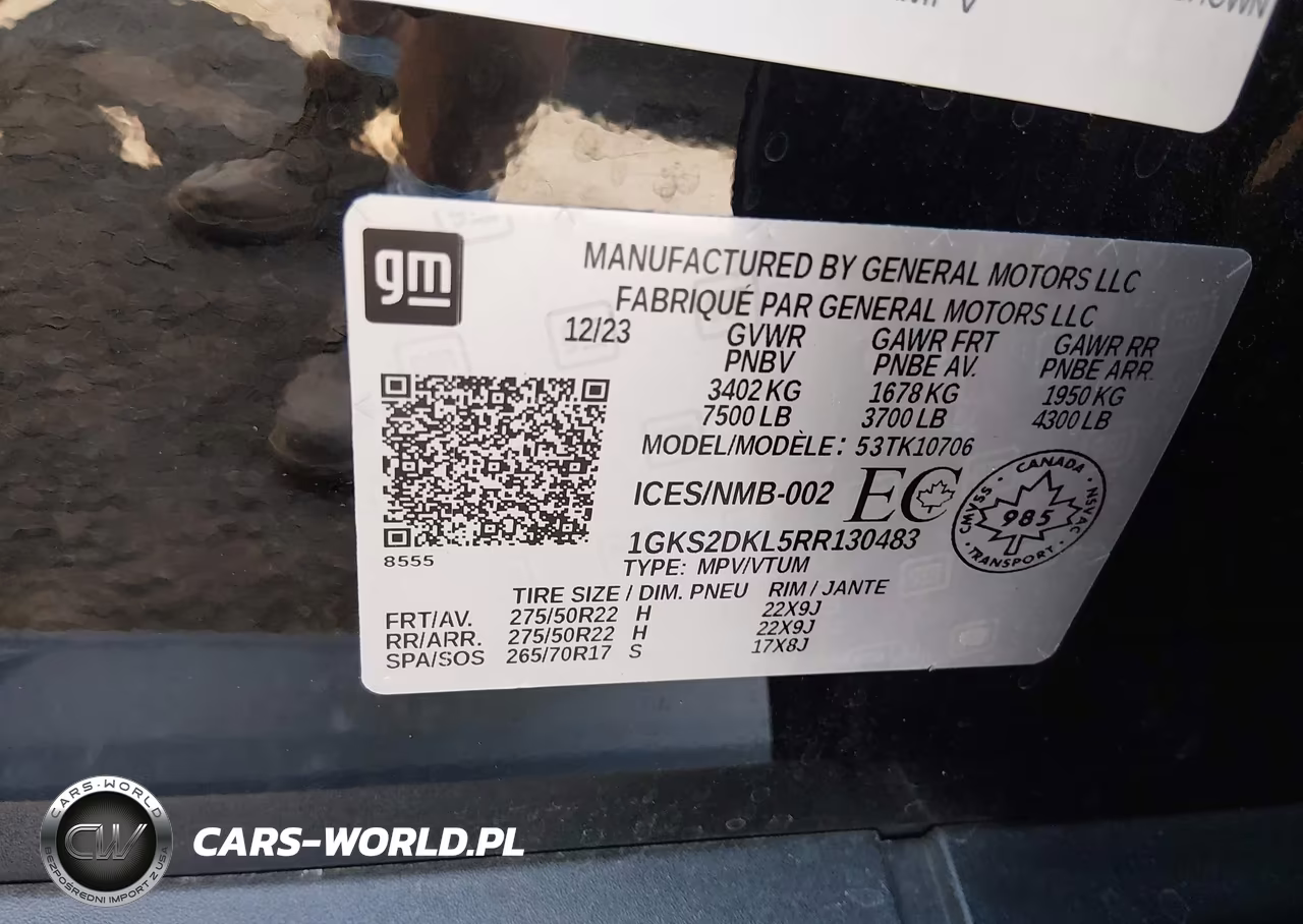2024 GMC Yukon Denali VIN:1GKS2DKL5RR130483 - 9