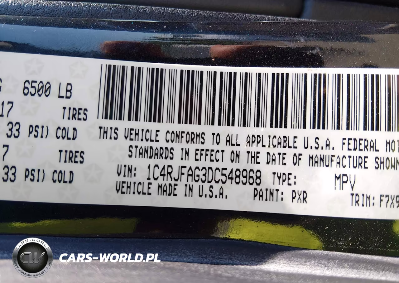 2013 Jeep Grand Cherokee Laredo VIN:1C4RJFAG3DC548968 - 9