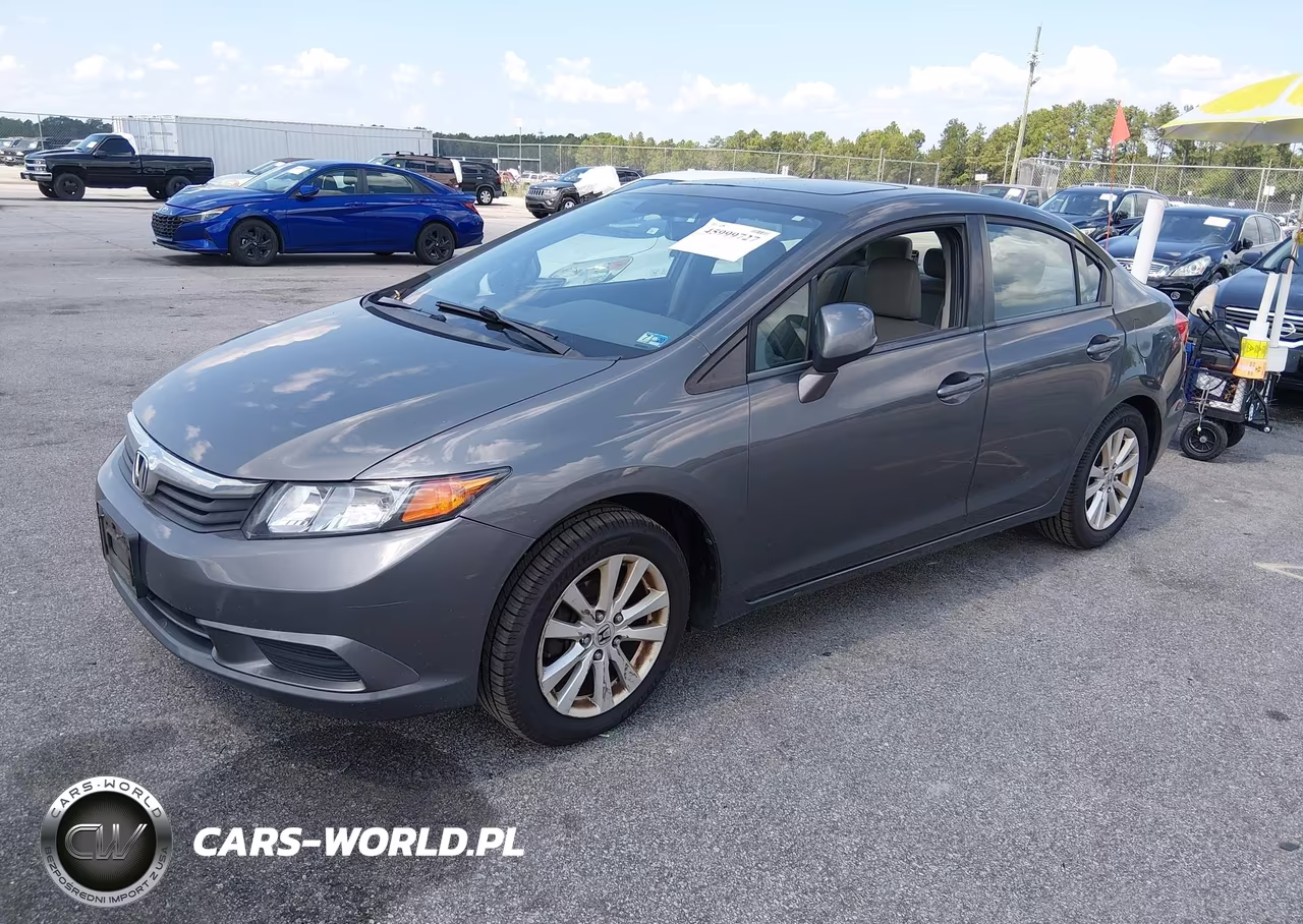 2012 Honda Civic Ex-L VIN:2HGFB2F94CH501688 - 2