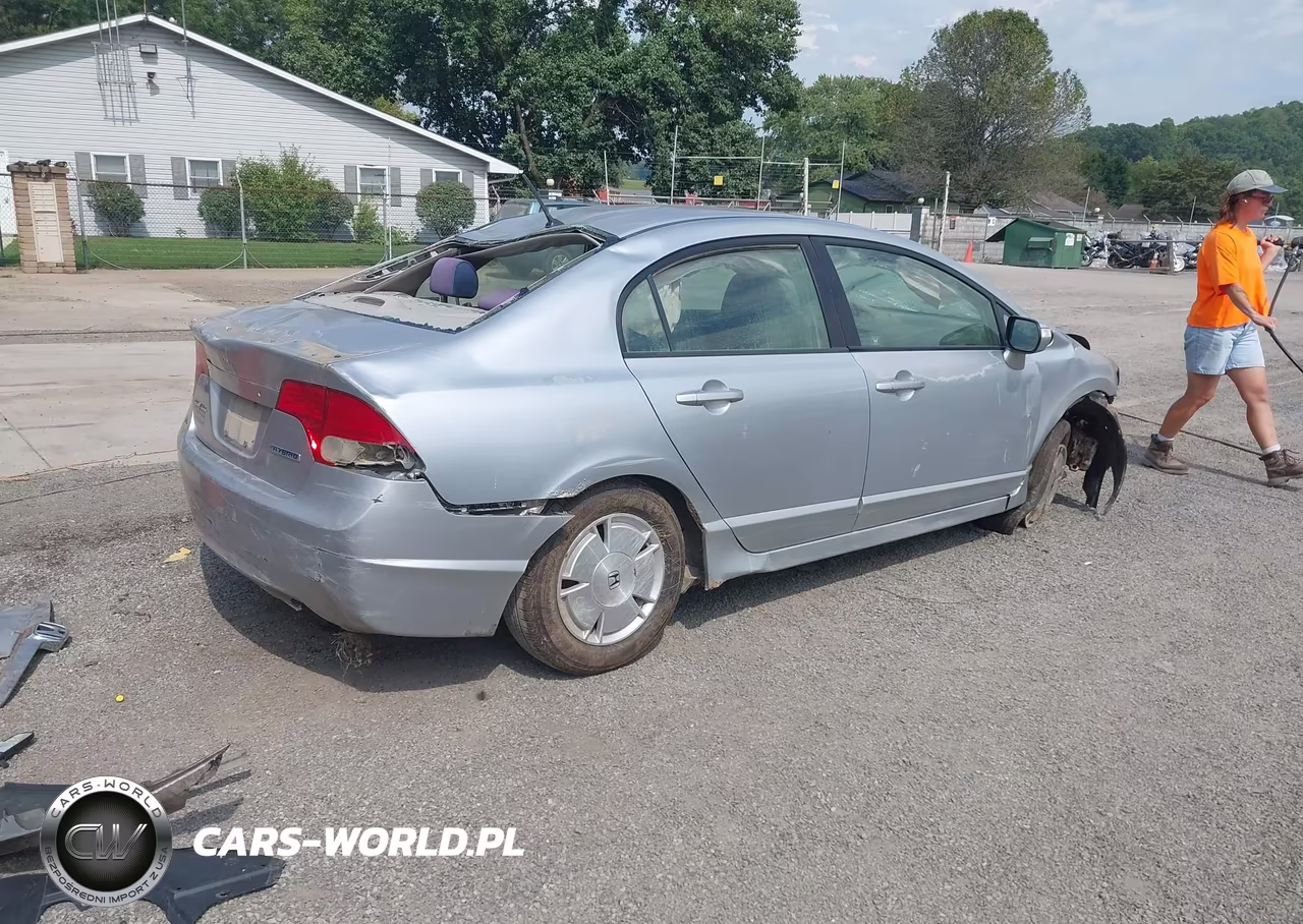 2007 Honda Civic Hybrid VIN:JHMFA36287S027686 - 4