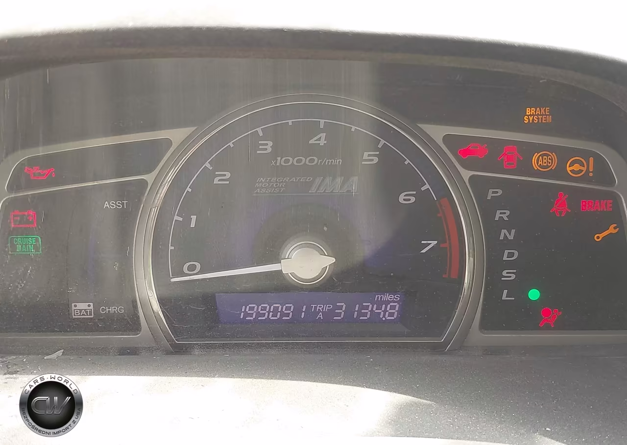 2007 Honda Civic Hybrid VIN:JHMFA36287S027686 - 7
